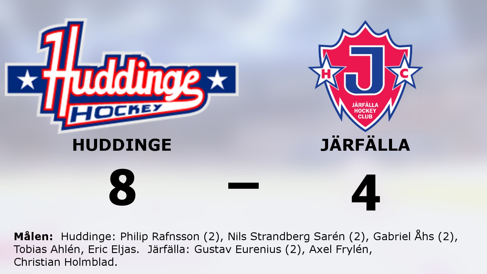 Seger för Huddinge mot Järfälla i hockeyettan södra