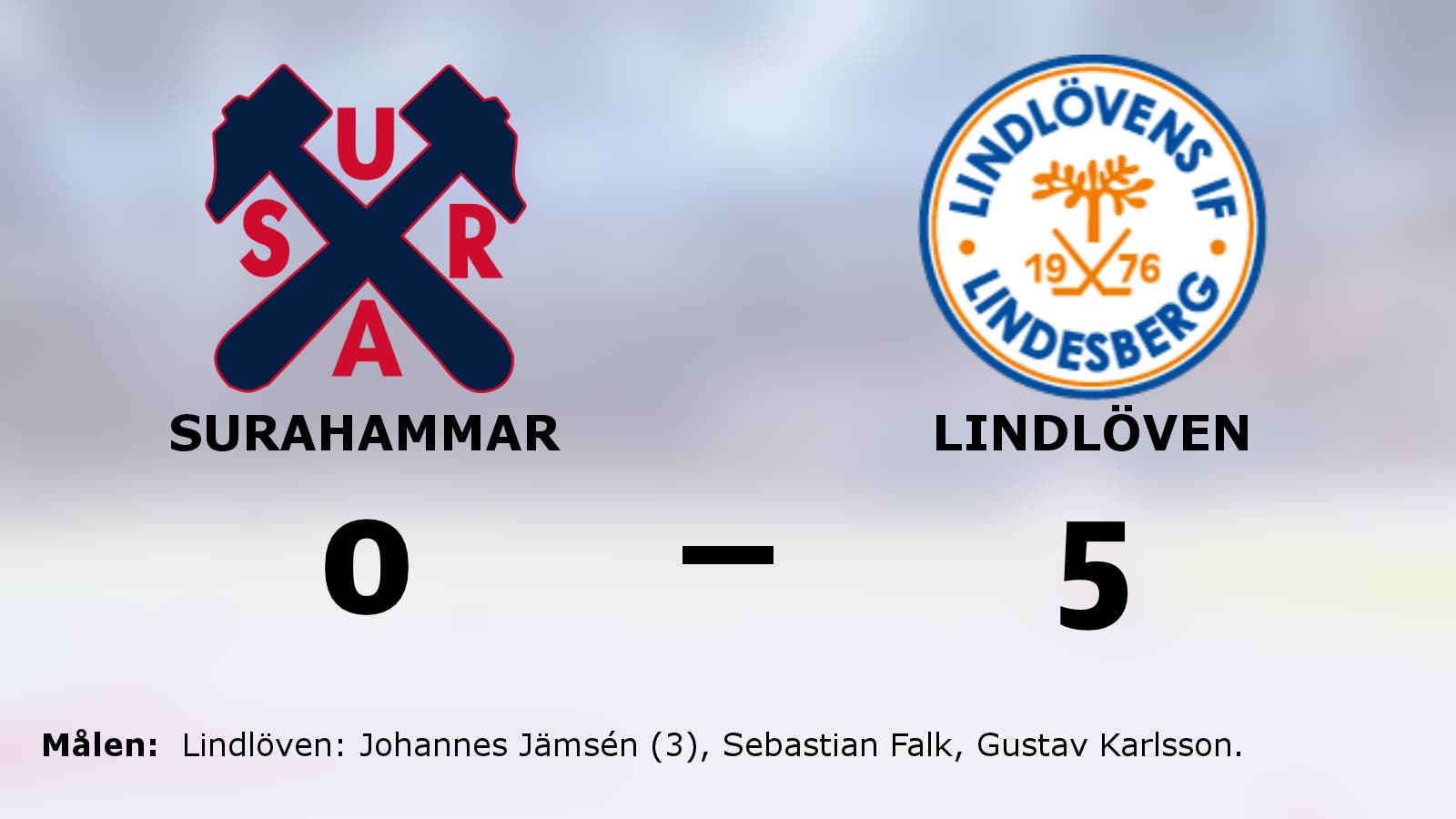 Ny seger för Lindlöven mot Surahammar