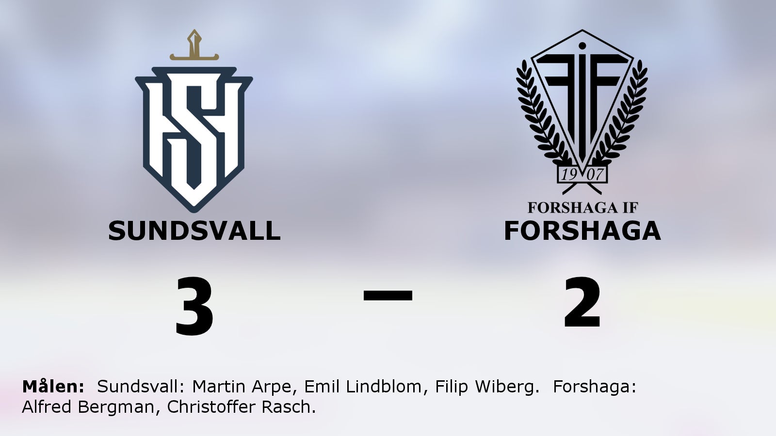 Efter fem raka segrar tog vinstsviten slut för Forshaga