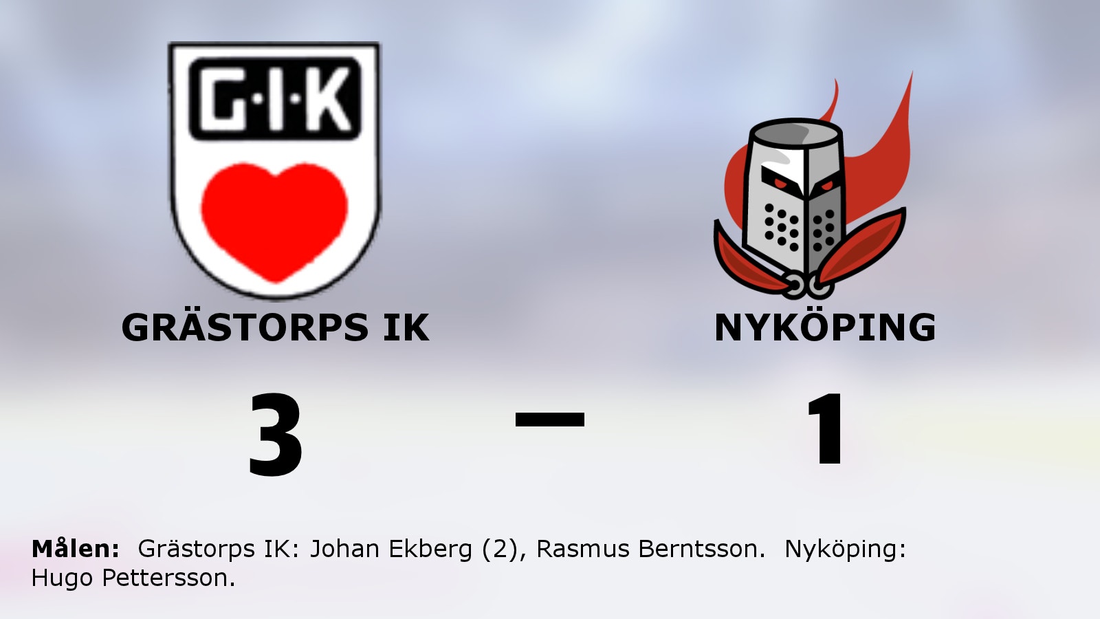 Seger för Grästorps IK – steg åt rätt håll mot Nyköping