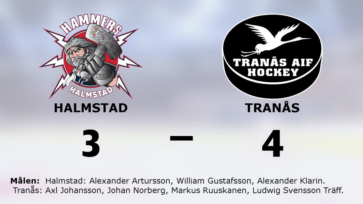 Tranås vann efter förlängning mot Halmstad