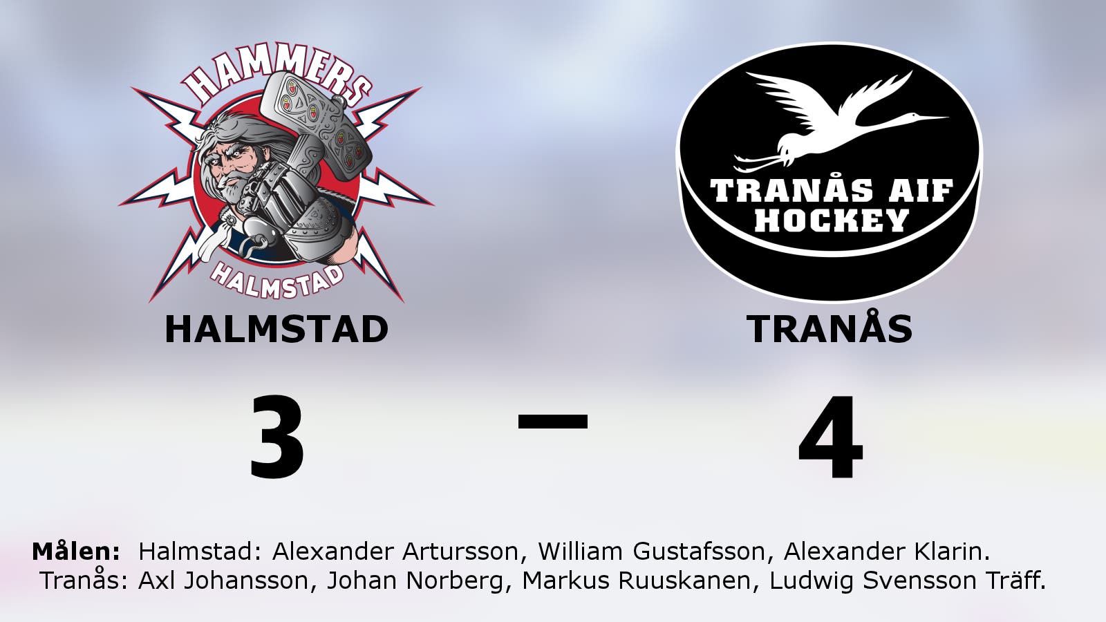 Tranås vann efter förlängning mot Halmstad