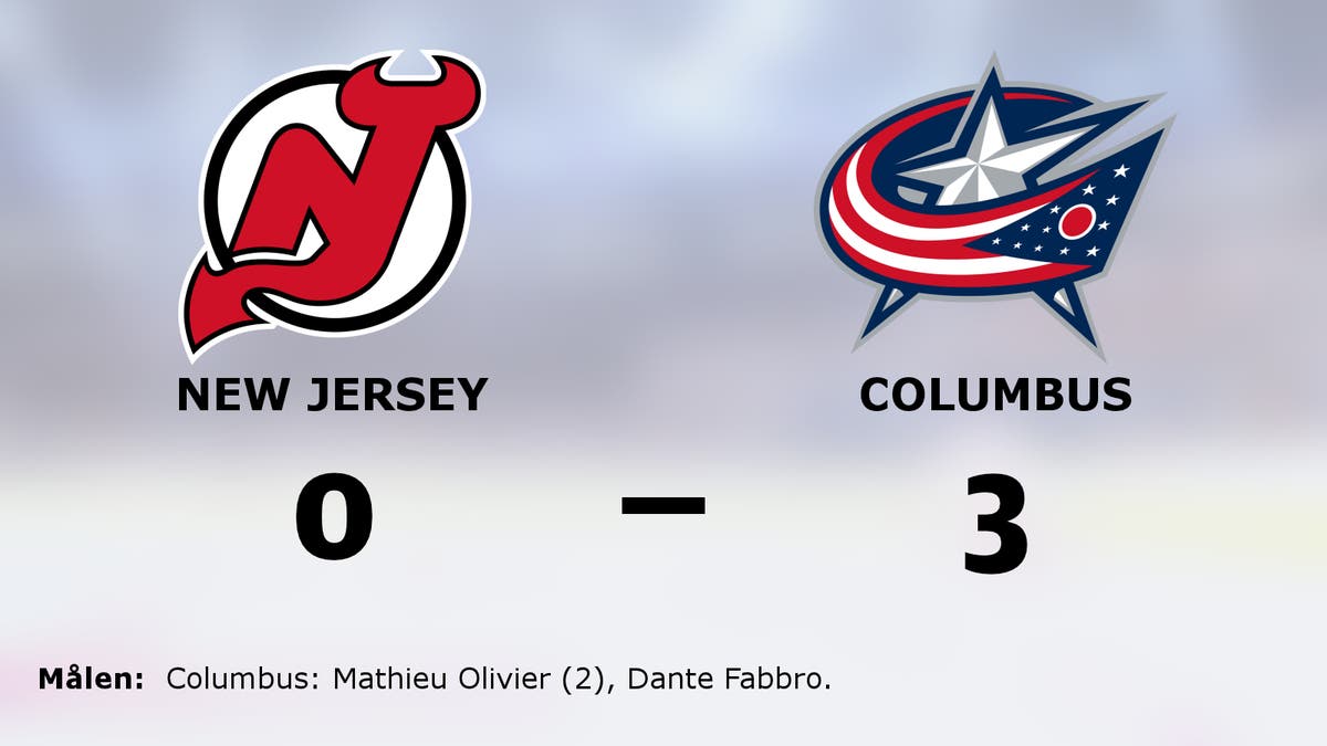 Columbus avgjorde i tredje perioden – vann mot New Jersey