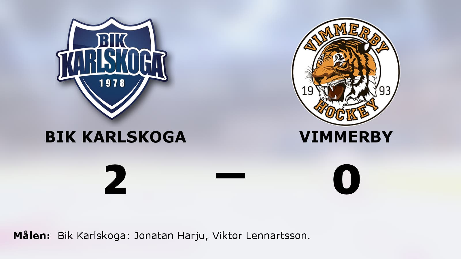 Bik Karlskoga imponerade – höll nollan och vann