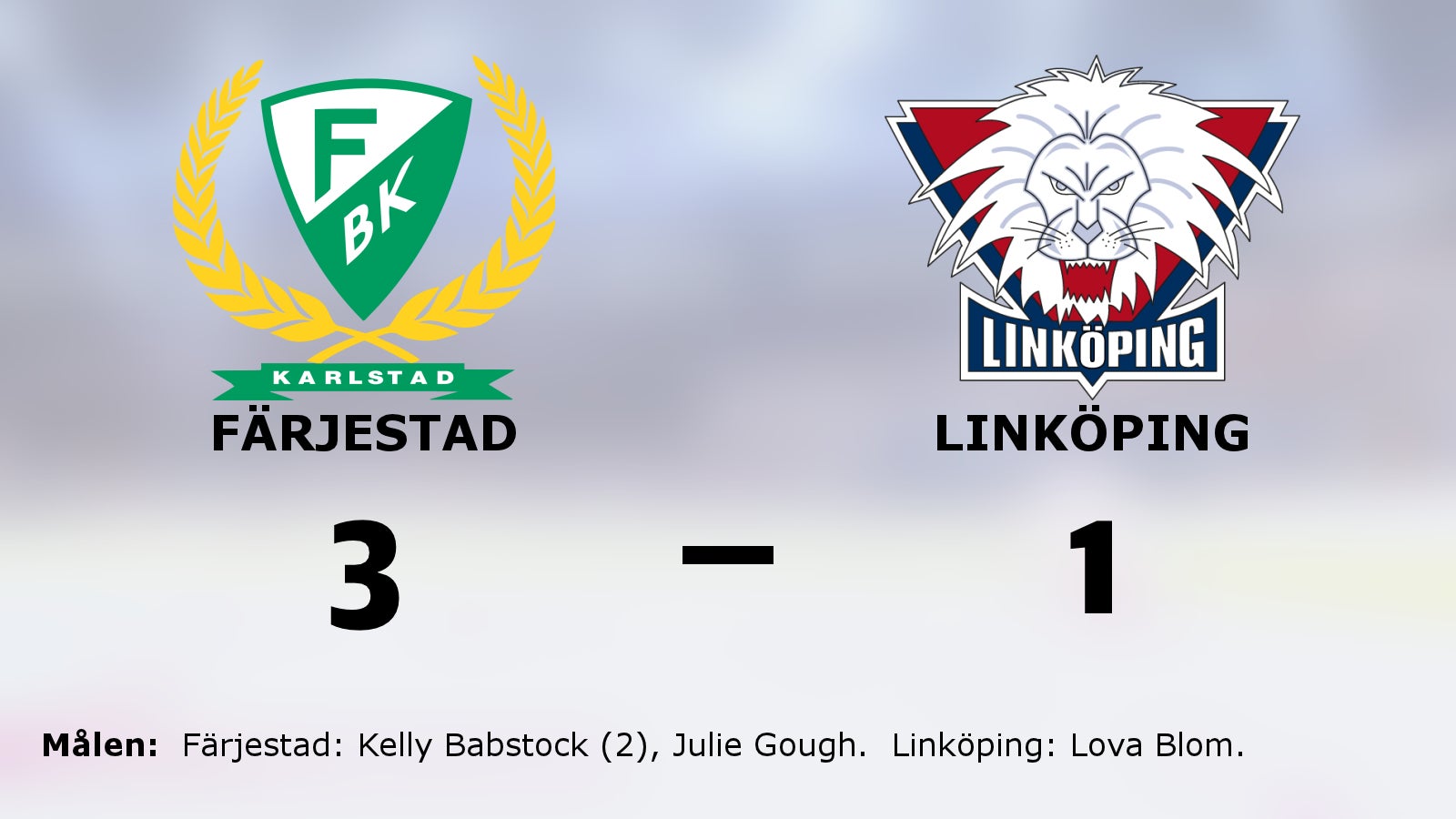 Färjestad avgjorde i tredje perioden – vann mot Linköping