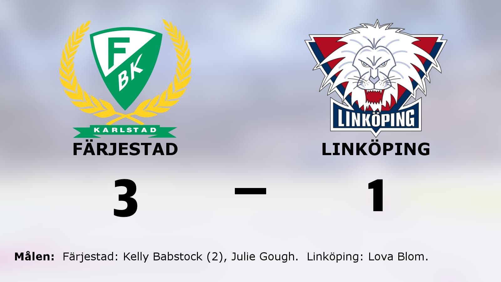 Färjestad avgjorde i tredje perioden – vann mot Linköping