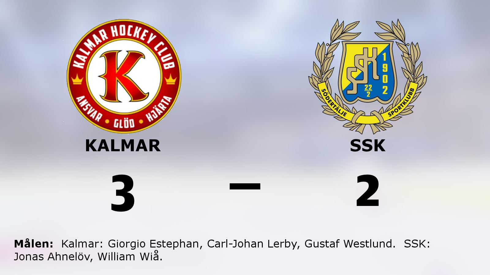 Ny seger för Kalmar i matchserien mot SSK