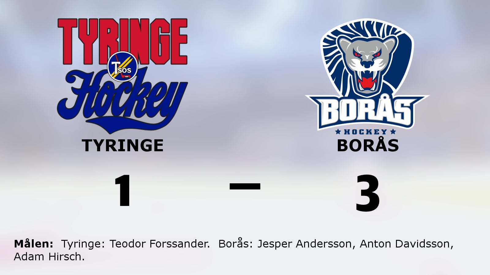 Borås upp i topp efter seger mot Tyringe