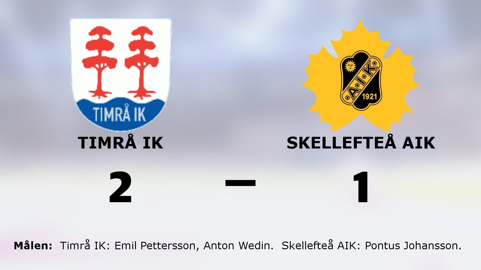 Seger i förlängningen för Timrå IK mot Skellefteå AIK