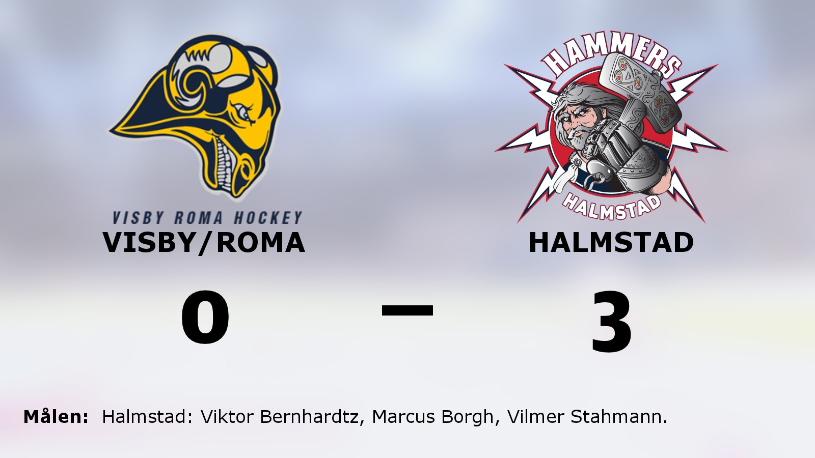 Stabil seger för Halmstad – höll nollan mot Visby/Roma