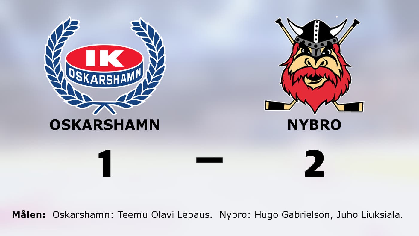 Nybro vinnare mot Oskarshamn – avgjorde i förlängningen
