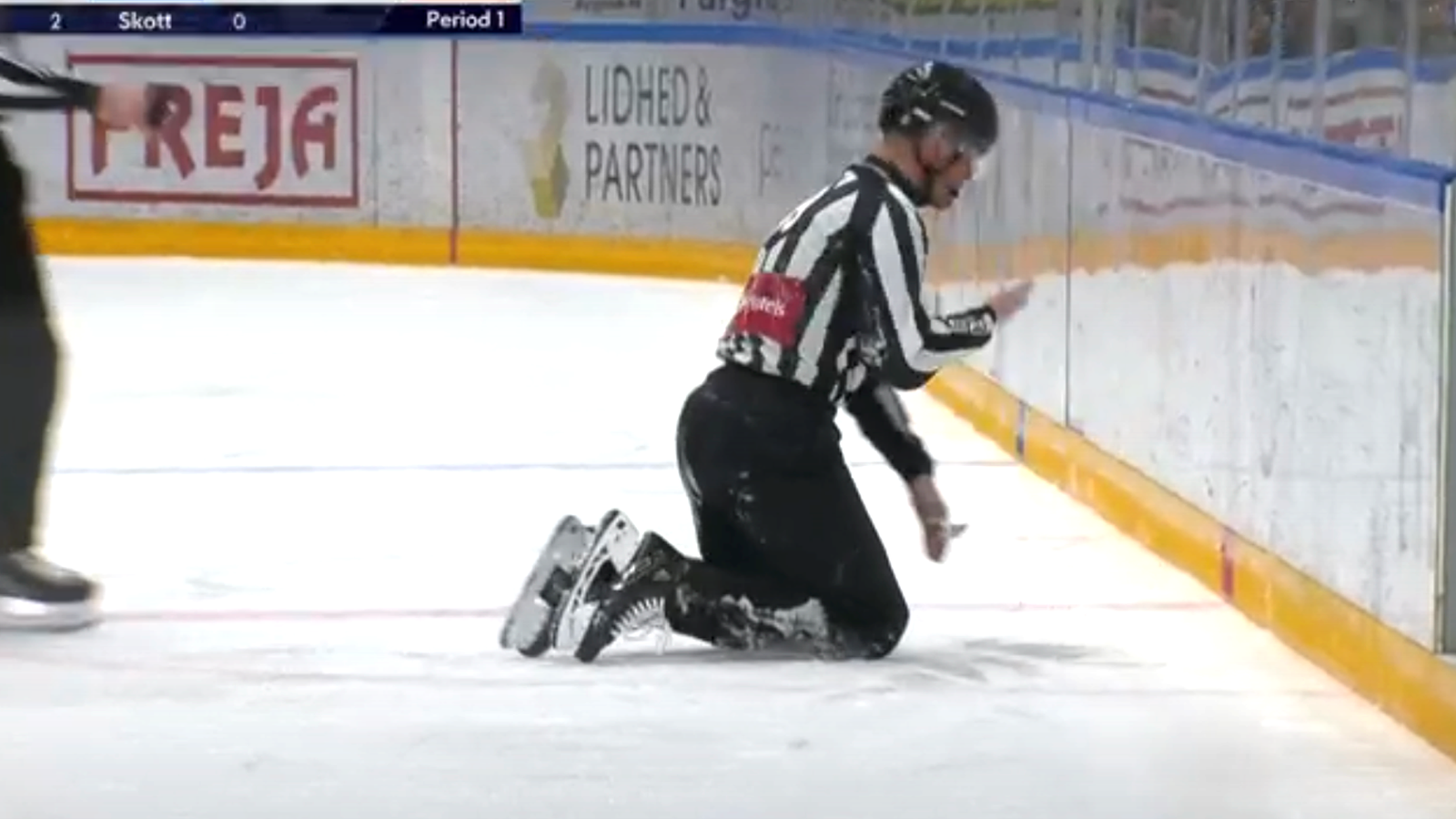 Ludvig Lundgren domare skadad 