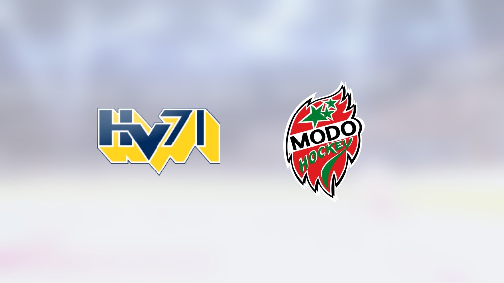 Modo Hockey vann med 5–2 mot HV 71