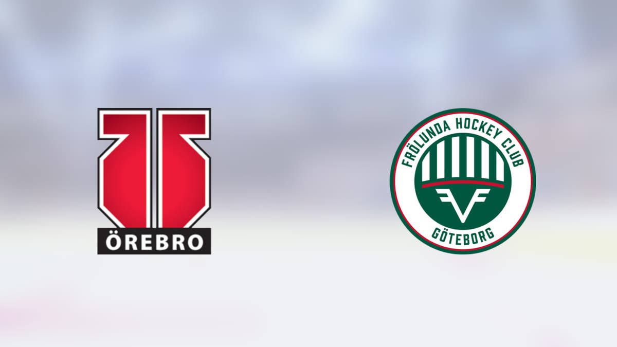 Frölunda med tre raka segrar – möter Örebro Hockey U20