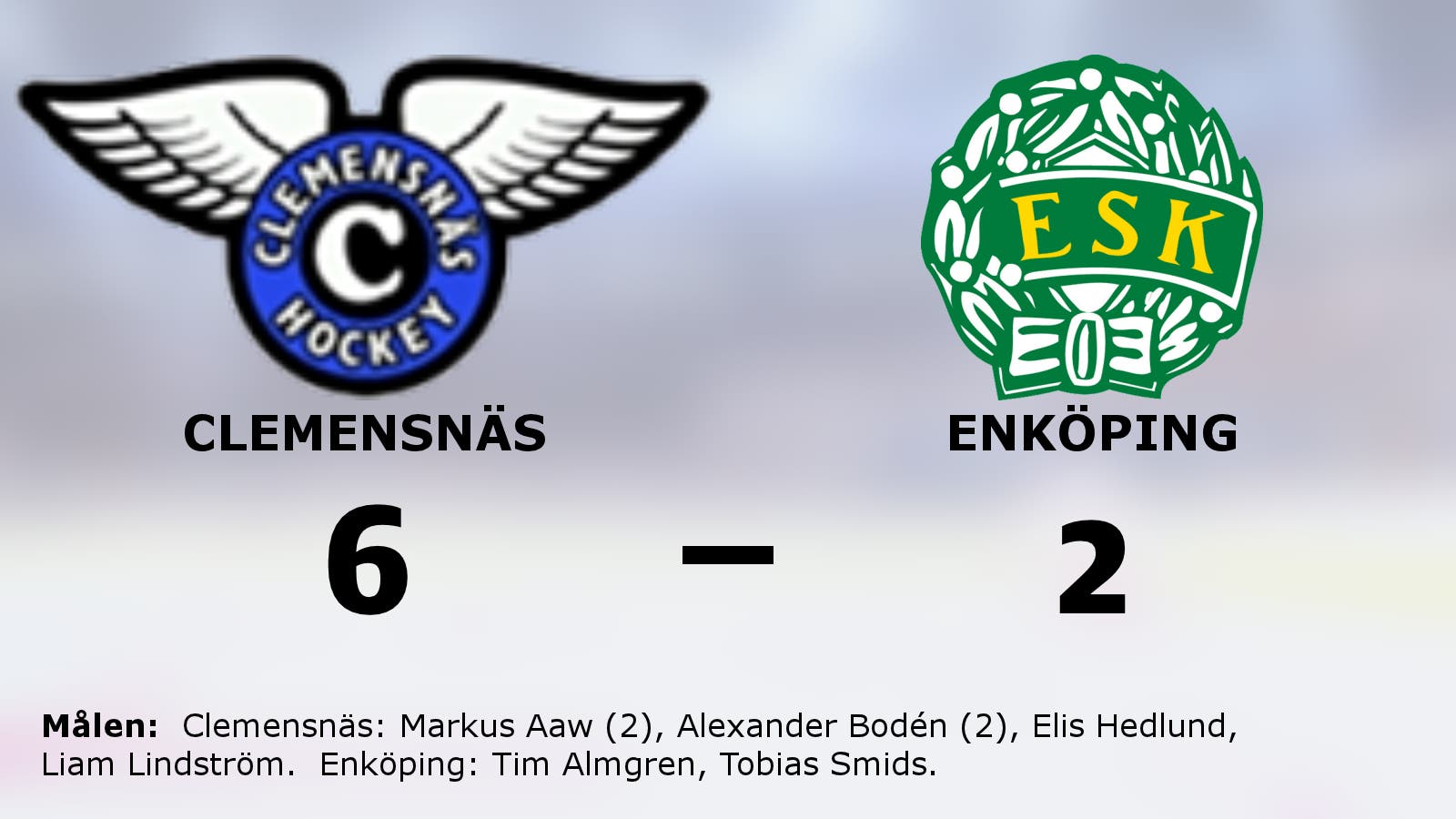 Clemensnäs bröt tunga sviten mot Enköping