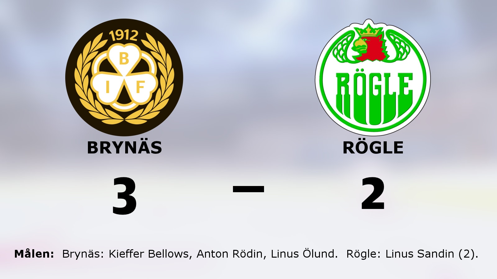 Brynäs avgjorde i förlängningen mot Rögle