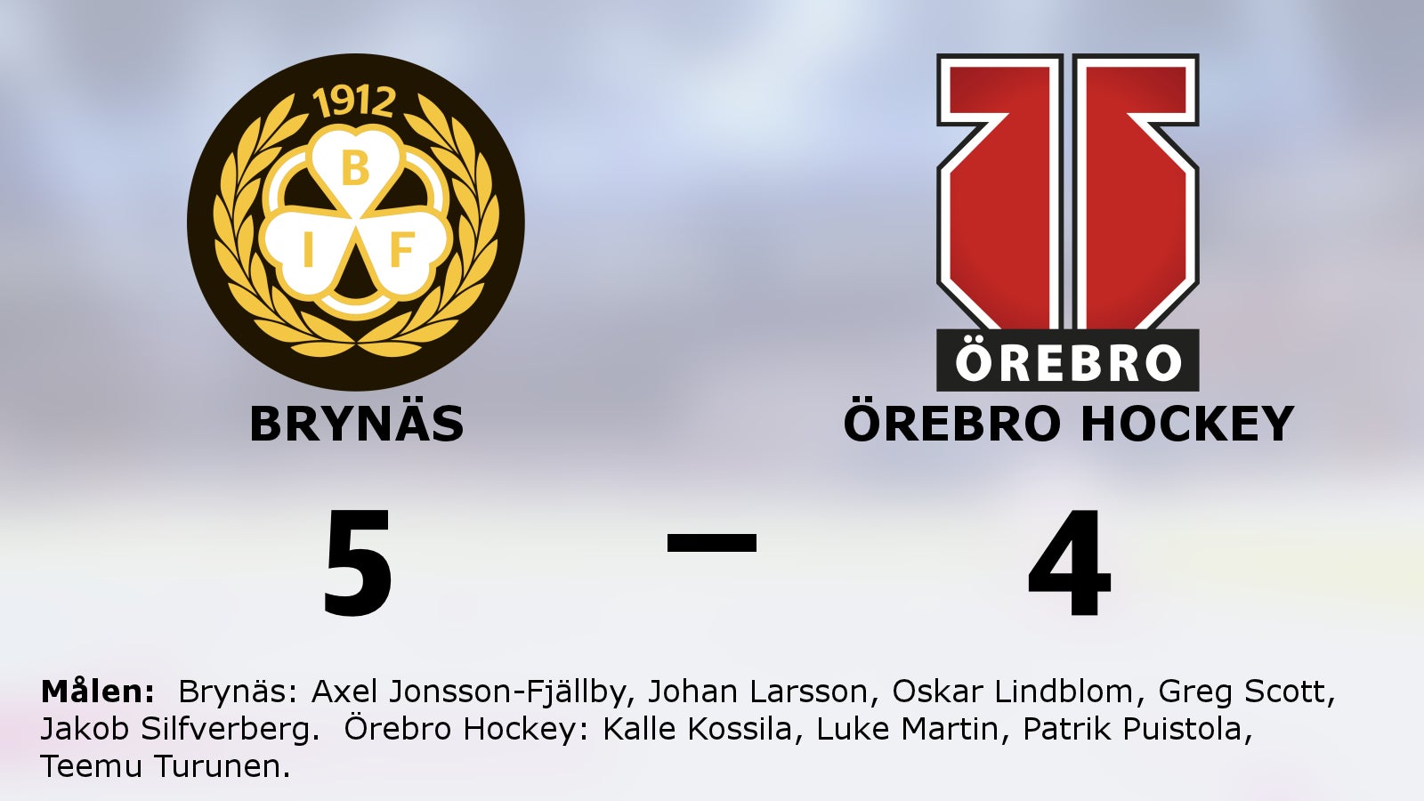 Ny seger för Brynäs mot Örebro Hockey