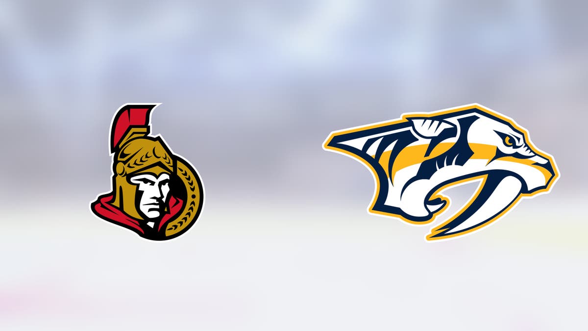 I kväll spelar Ottawa hemma mot Nashville