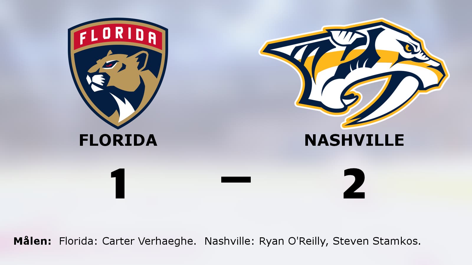 Nashville vann efter förlängning mot Florida