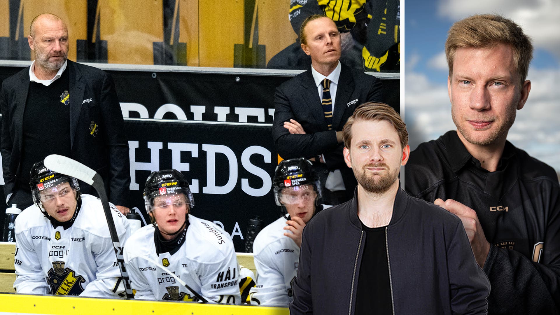 Fredrik Hallberg, Niklas Andersson, Richard Gynge - AIK 25/26 tyck