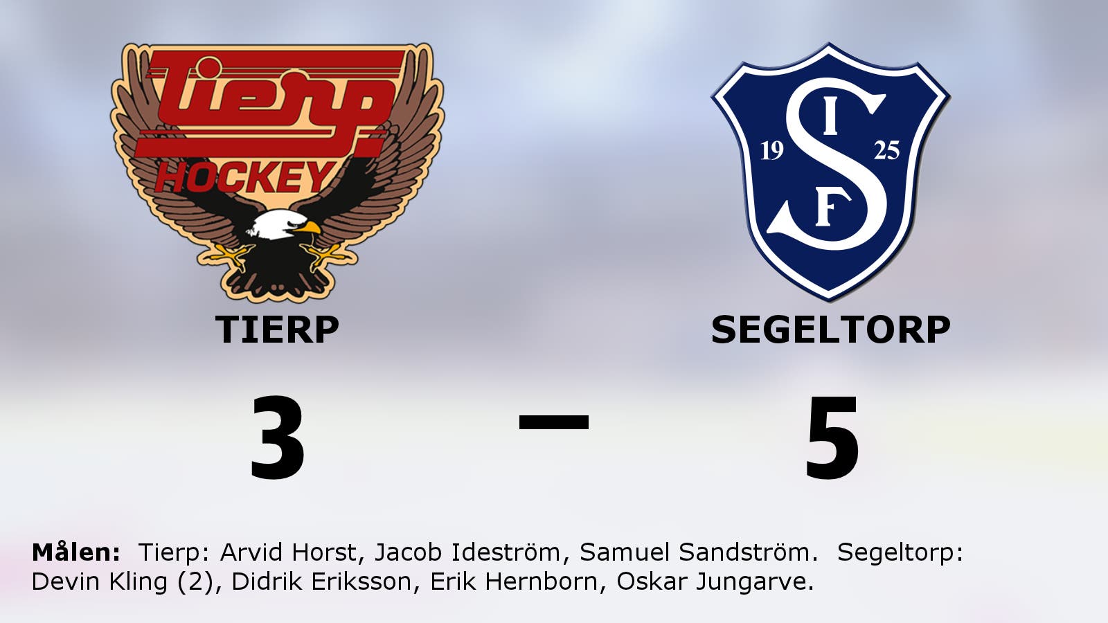 Devin Kling matchvinnare när Segeltorp slog Tierp