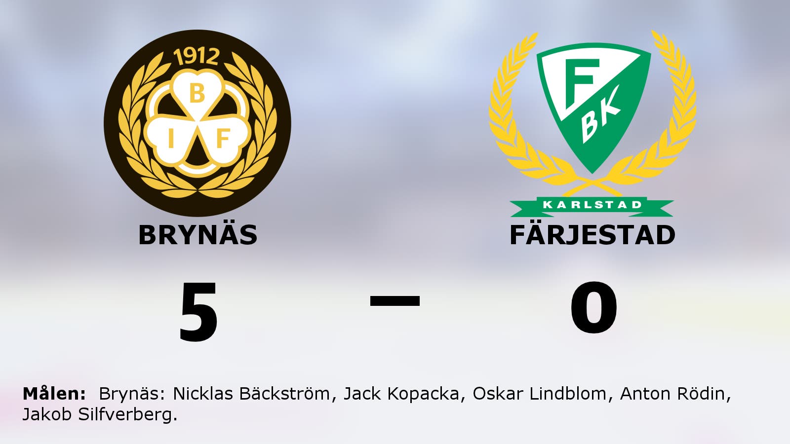 Ombytta roller när Brynäs besegrade Färjestad