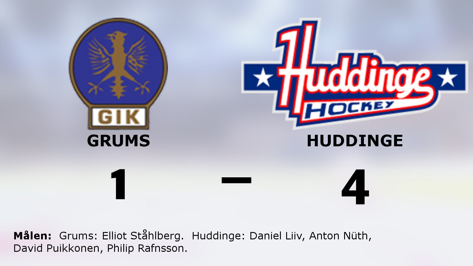 Huddinges fina svit mot Grums fortsätter