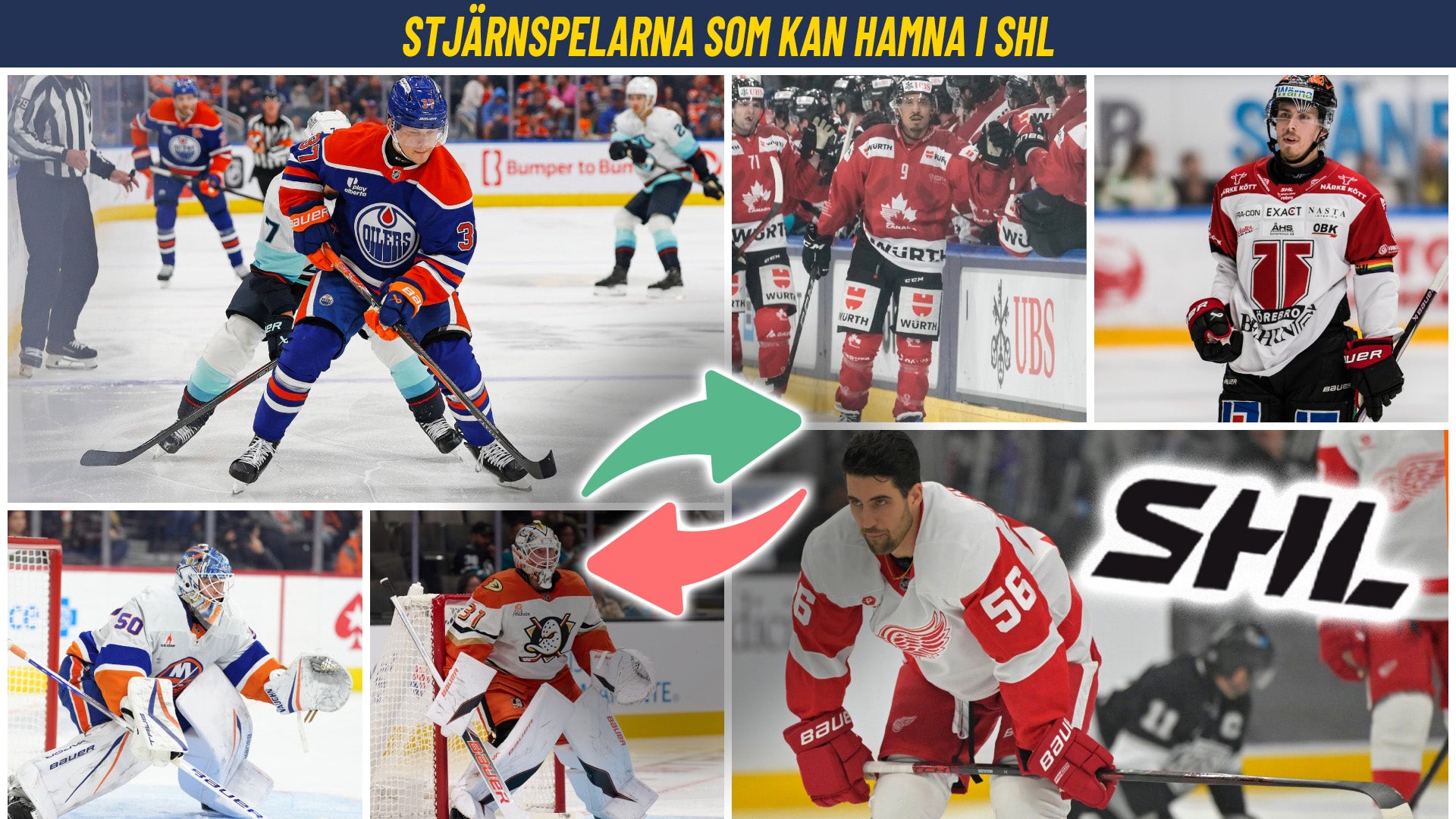 Stjärnspelarna som kan hamna i SHL