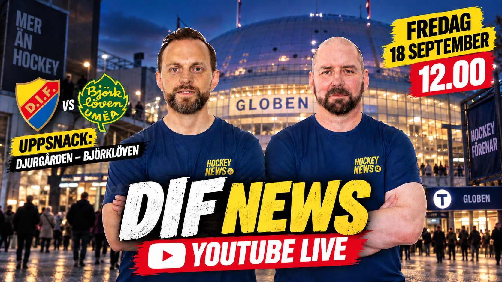 DIF News Live Falk Sjöberg