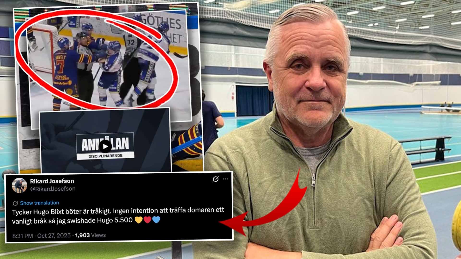 Foto: Bildbyrån / X / Hockeynews