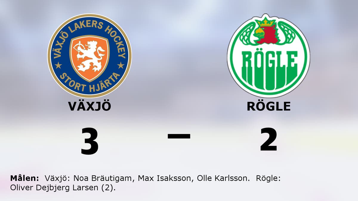 Seger på straffar för Växjö hemma mot Rögle