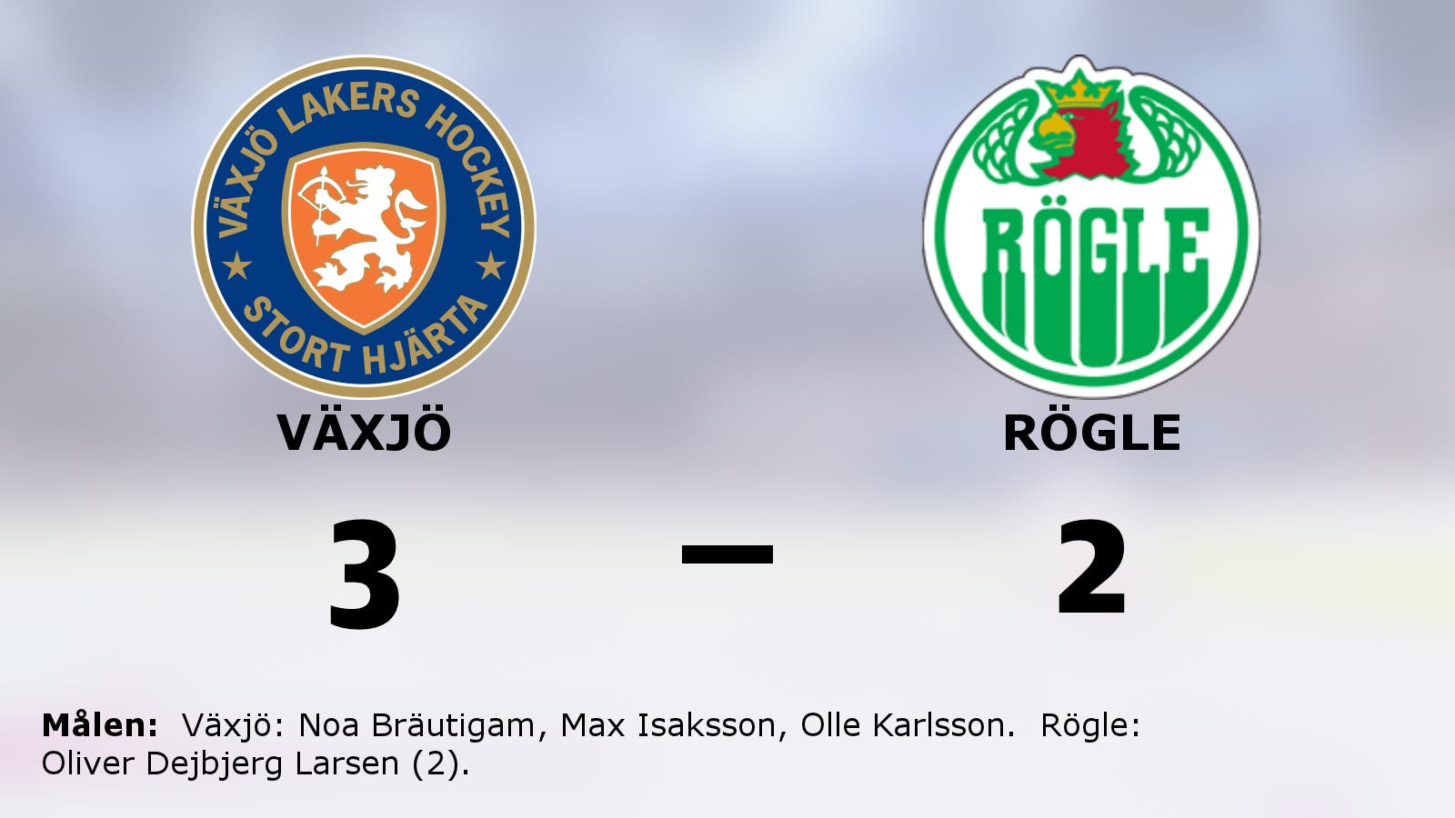 Seger på straffar för Växjö hemma mot Rögle