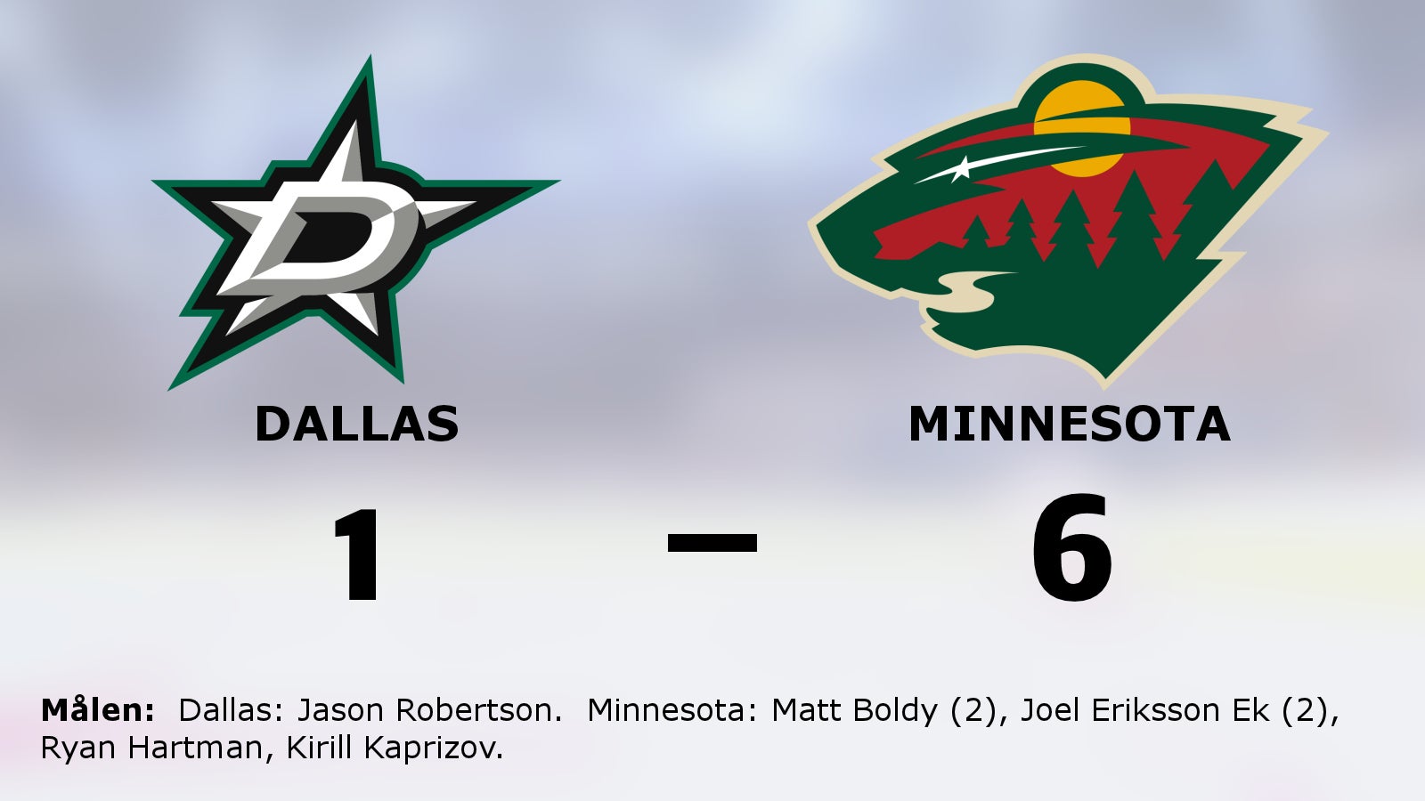 Smakstart för Minnesota mot Dallas
