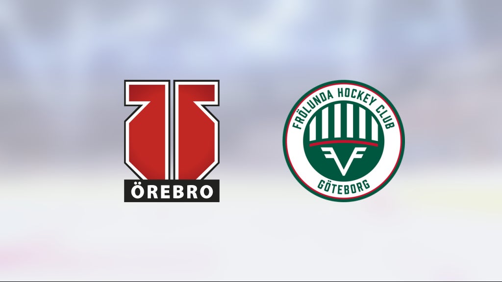 Tre poäng till Frölunda efter avgörande i slutperioden mot Örebro Hockey