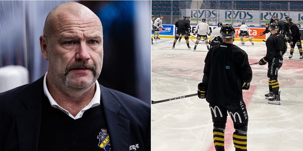 Fredrik Hallberg AIK-träning