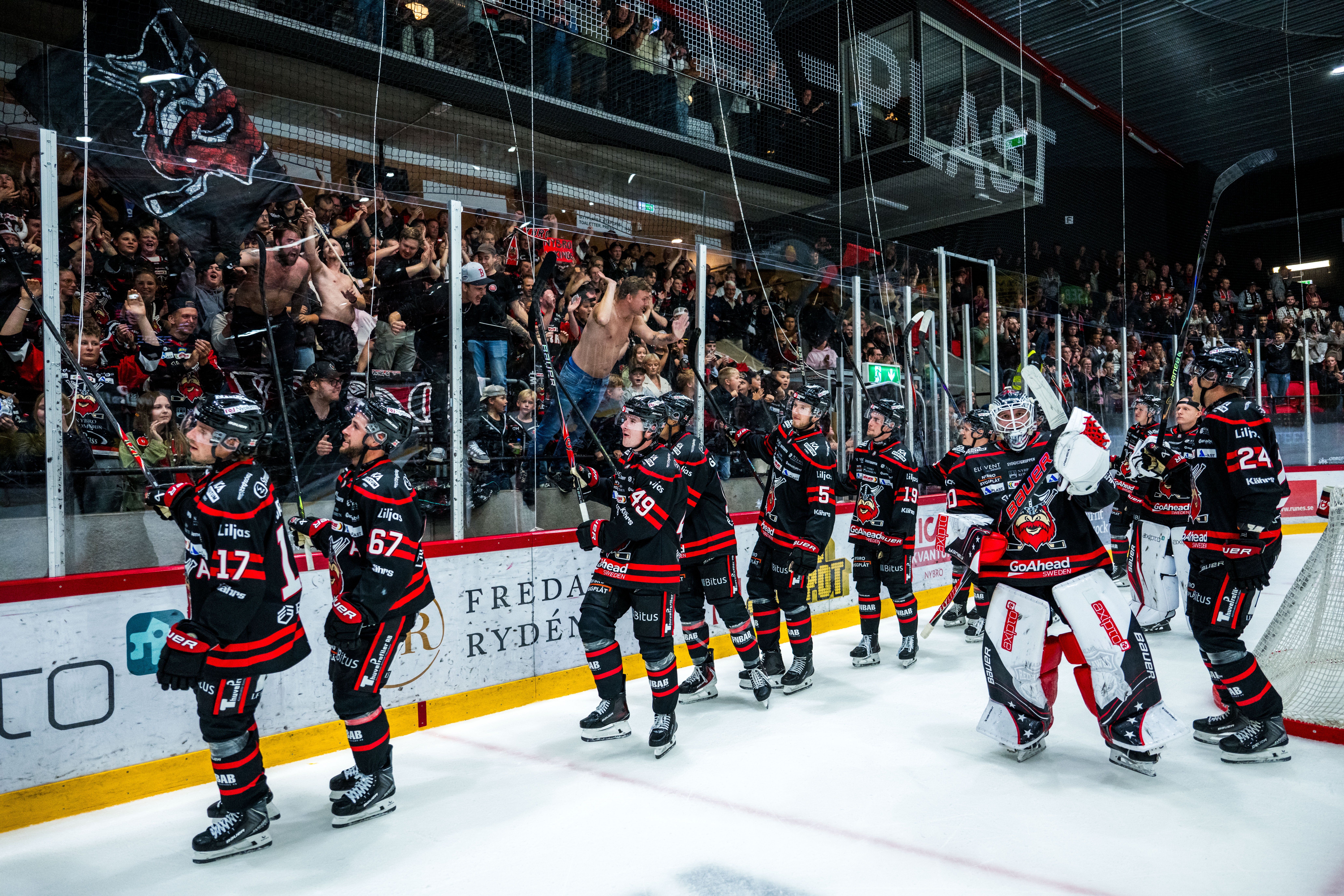 Nybro Vikings, Oskar Blomgren, Emil Forslund, Alexander Molldén
