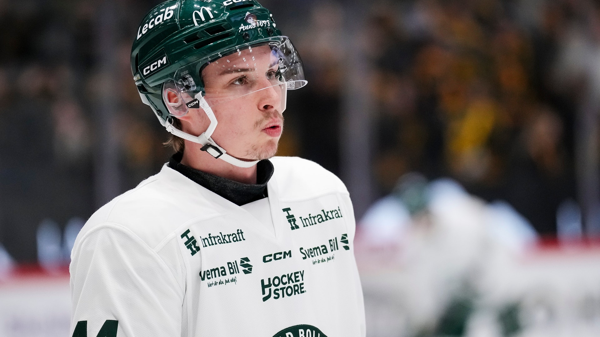 Quinn Schmiemann spelade sju matcher för Färjestad under säsongen 2024/25. Inför kommande säsongen inleder han kontraktet med sin nya klubb med tryout.