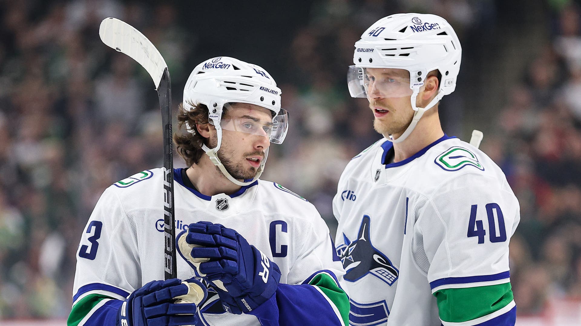 Quinn Hughes, Elias Pettersson