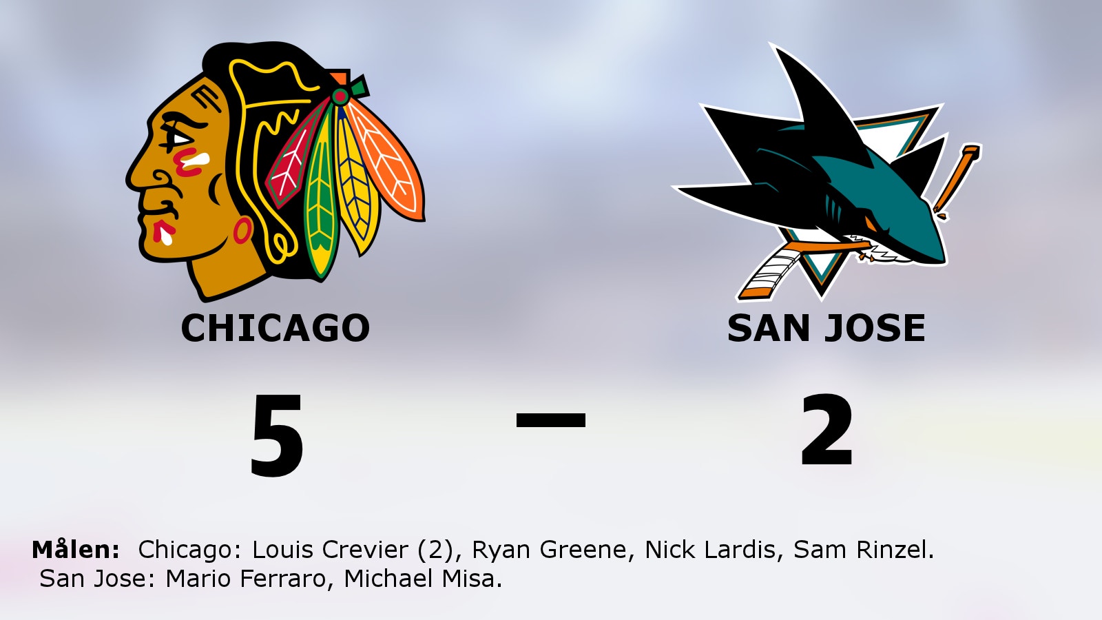 Underläge i tredje perioden – då vände Chicago och vann