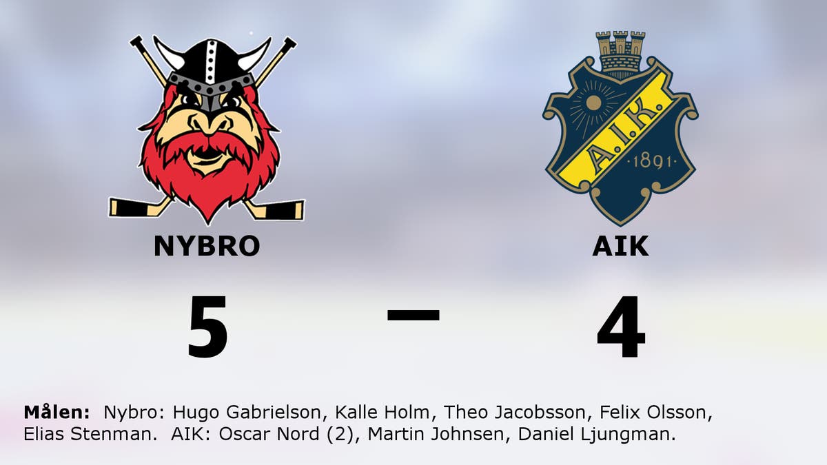 Nybro vann mot AIK – kvitterade och avgjorde sent