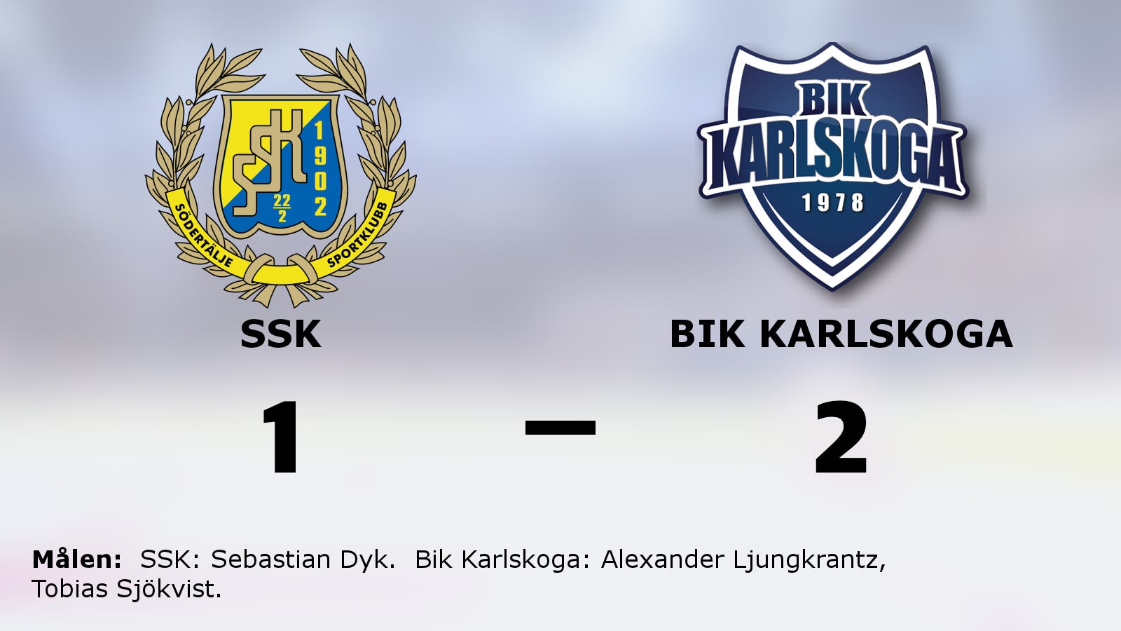 SSK kvalklart trots förlust mot Bik Karlskoga