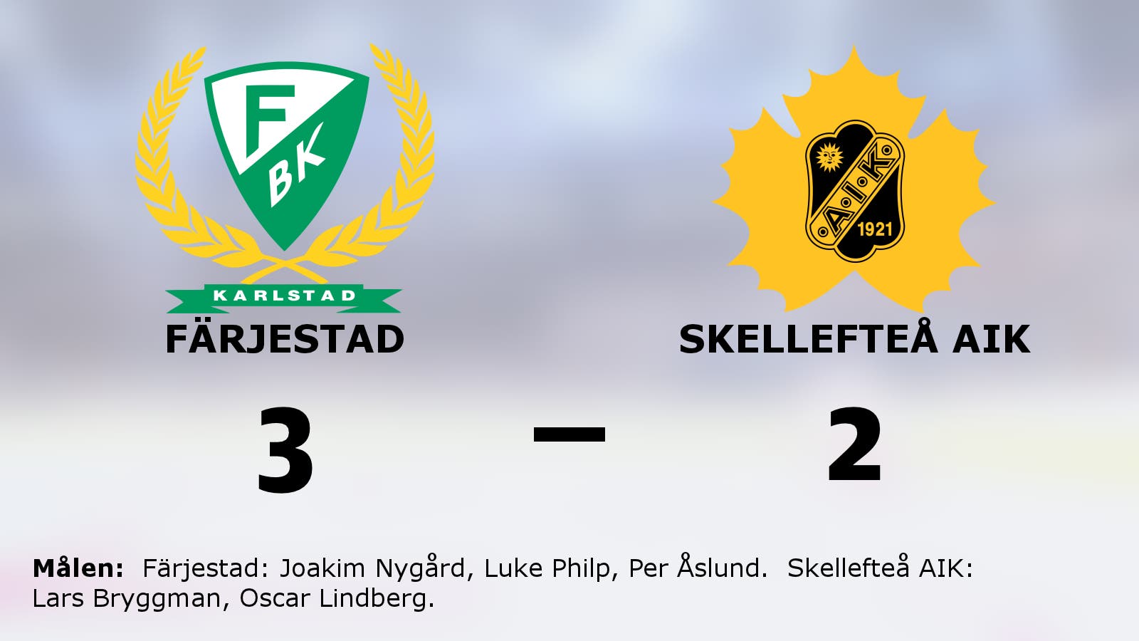 Färjestad avgjorde i straffläggningen hemma mot Skellefteå AIK
