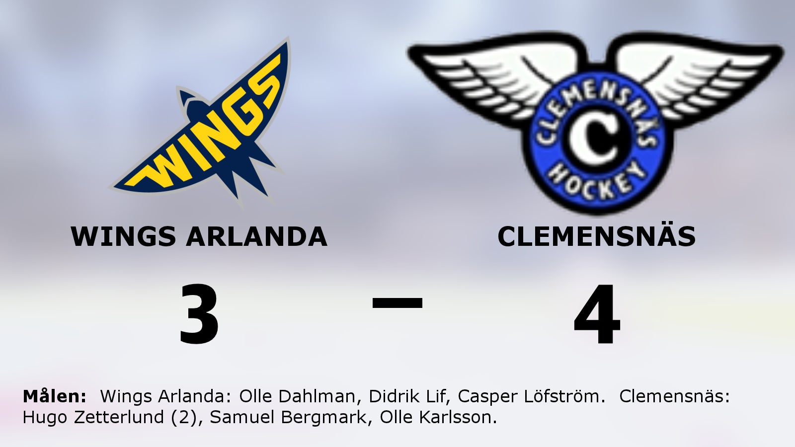 Efterlängtad seger för Clemensnäs – bröt förlustsviten mot Wings Arlanda