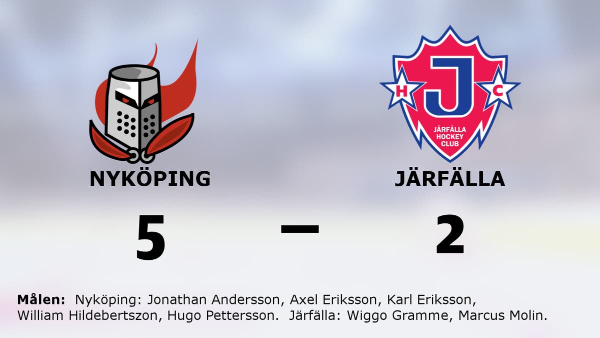 Nyköping vann trots uppryckning av Järfälla