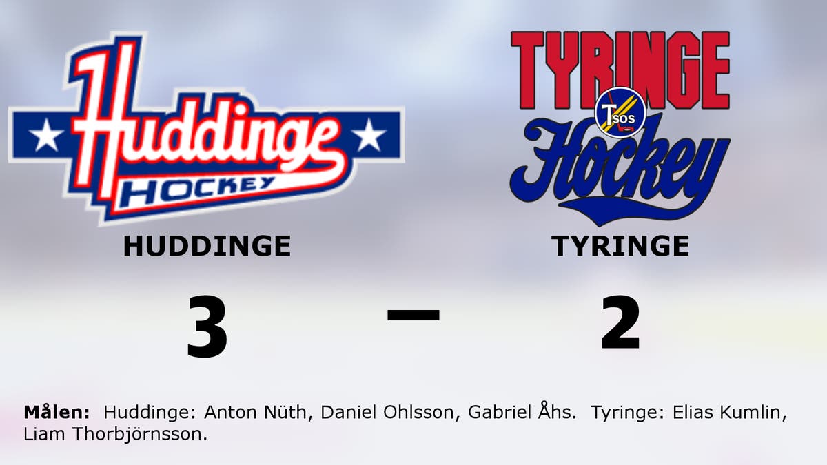 Huddinge bröt tunga sviten – 3–2 mot Tyringe