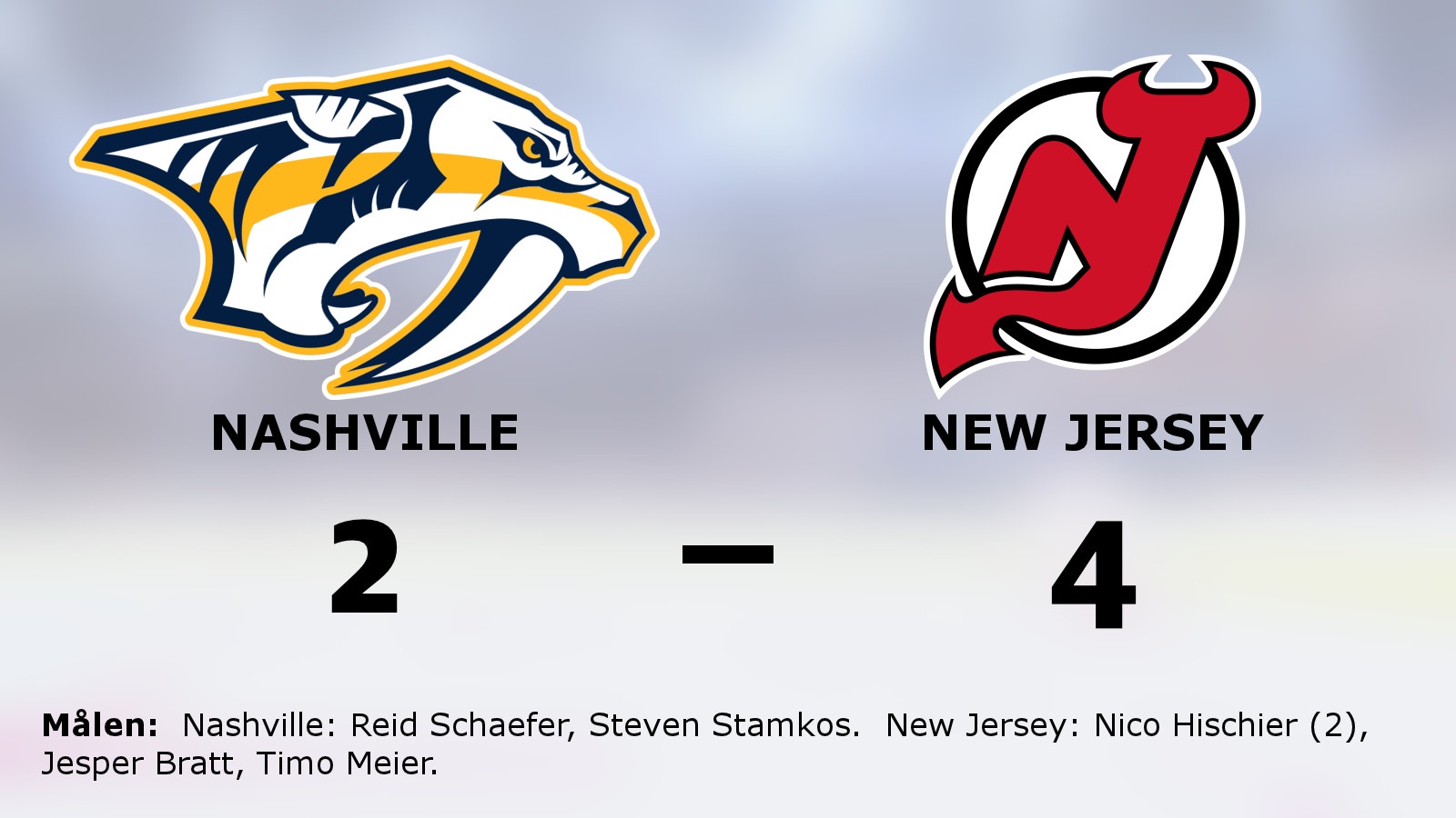 New Jersey fortsätter vinna mot favoritmotståndet