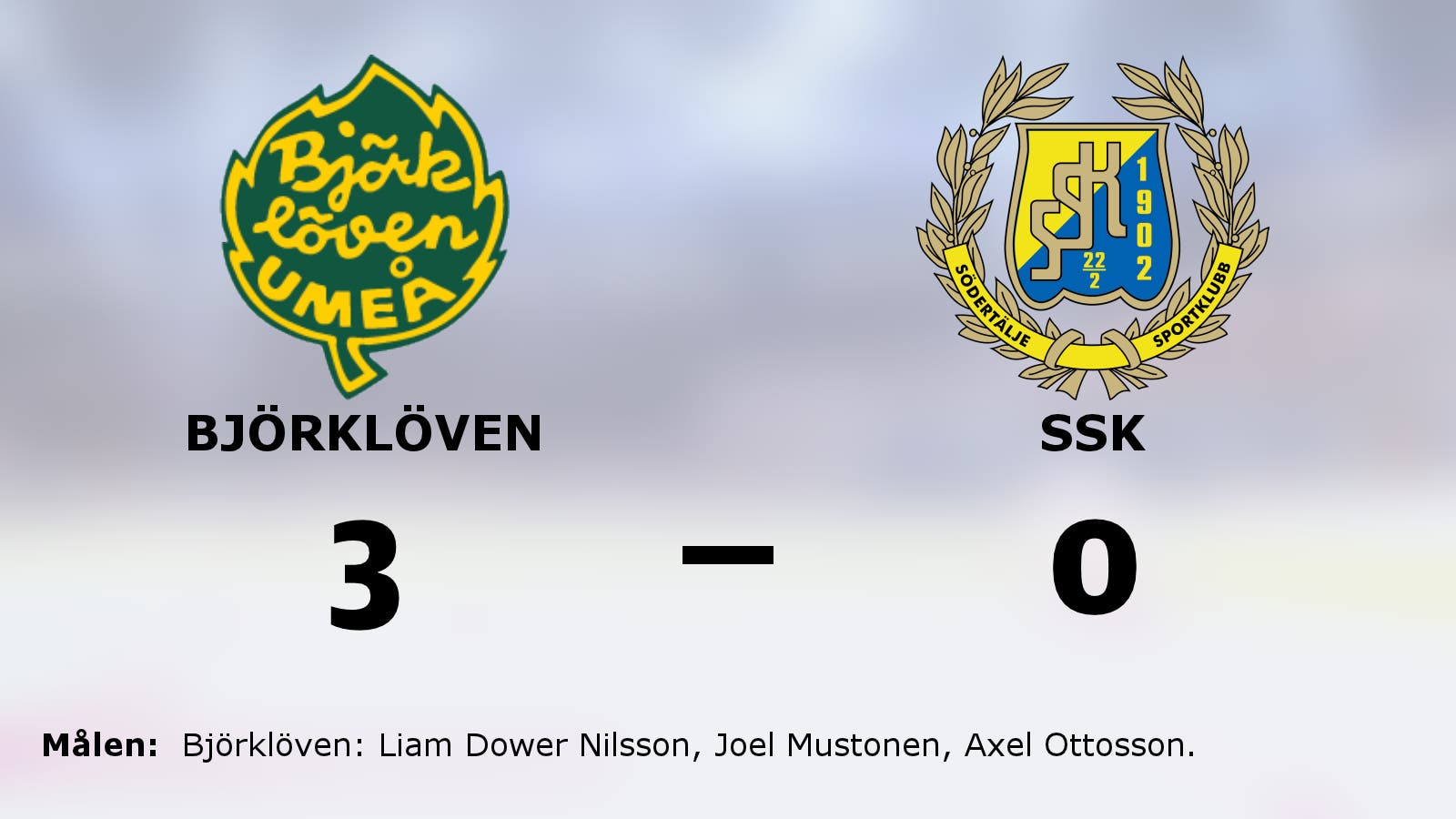 Björklövens fina svit mot SSK fortsätter