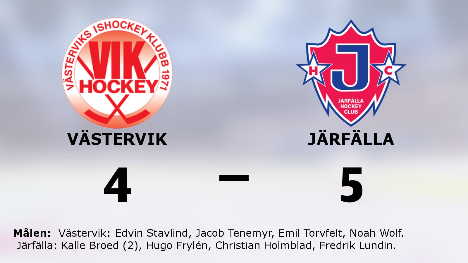 Järfälla starkast – avgjorde i förlängningen mot Västervik