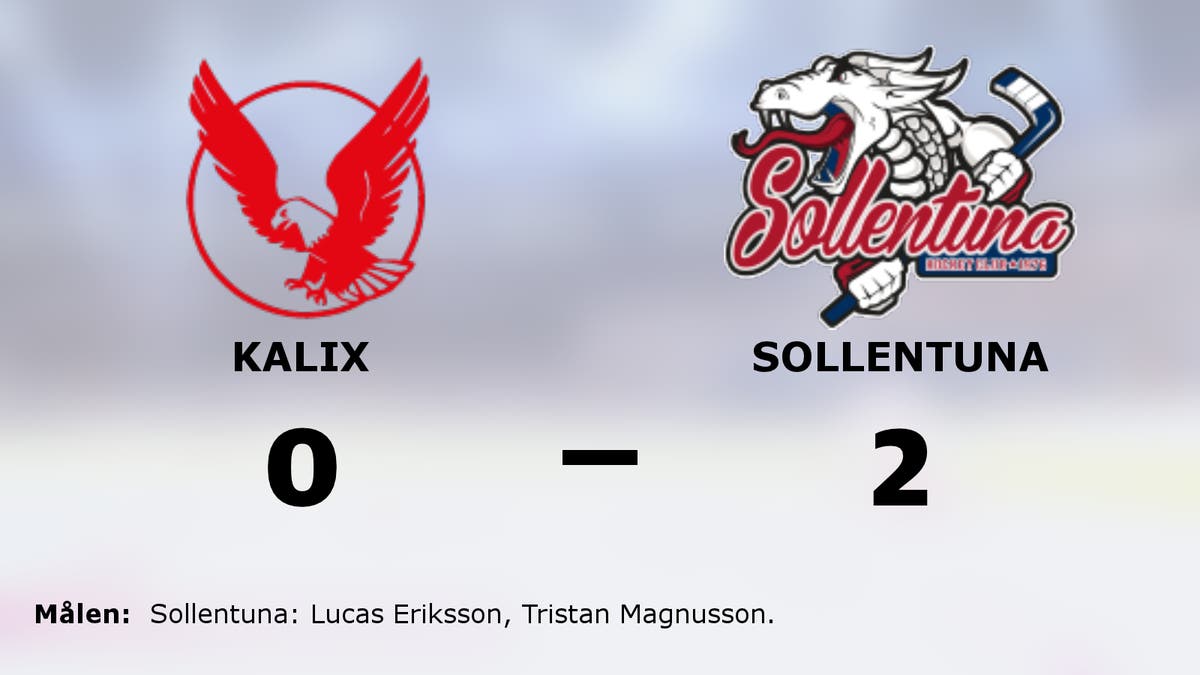 Stabil seger för Sollentuna – som nollade Kalix