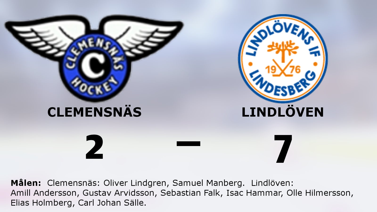 Clemensnäs en lätt match för Lindlöven